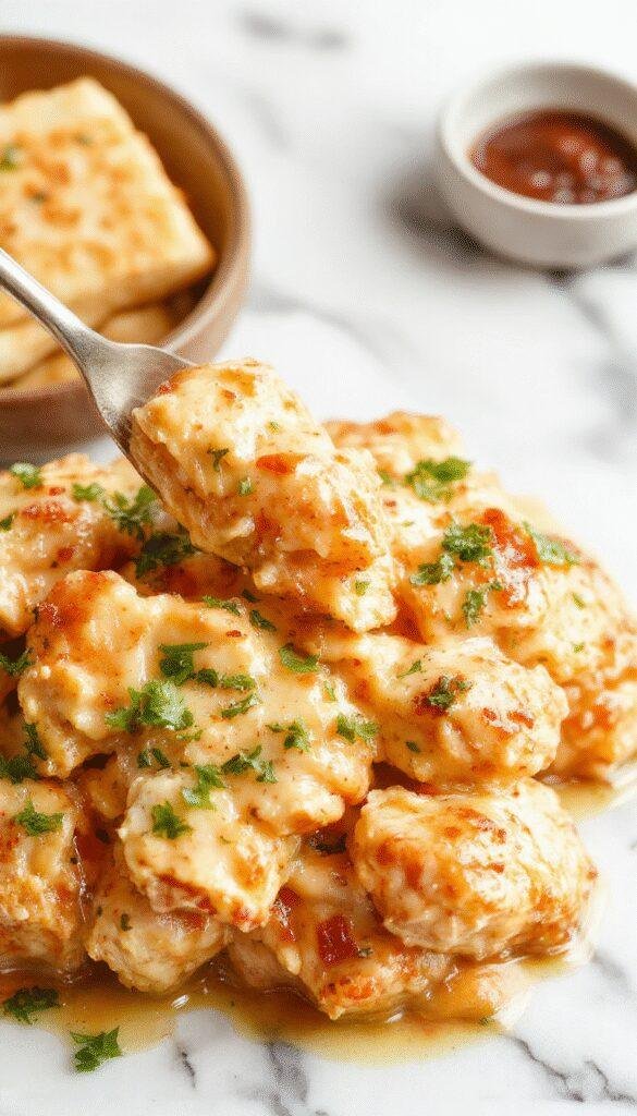 A vibrant plate of creamy butter chicken garnished with fresh cilantro, served with fluffy white rice on a rustic wooden table. The chicken has a rich, golden hue with a smooth sauce, accompanied by a side of naan bread, styled with fresh herbs and colorful peppers for an inviting look.