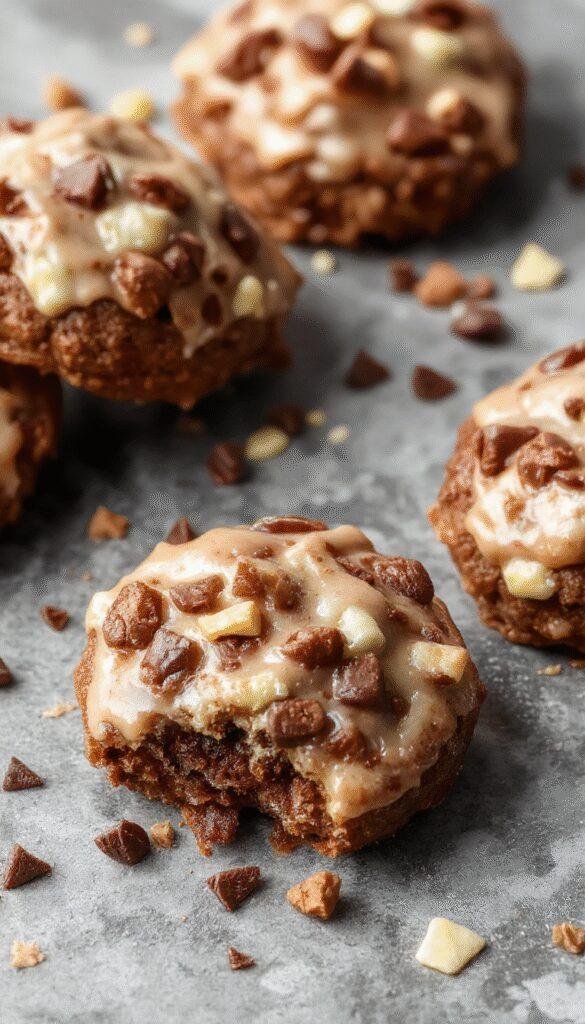A plate of fudgy chewy browkies with a rich chocolate appearance, showcasing their dense, moist texture and glossy top crust.