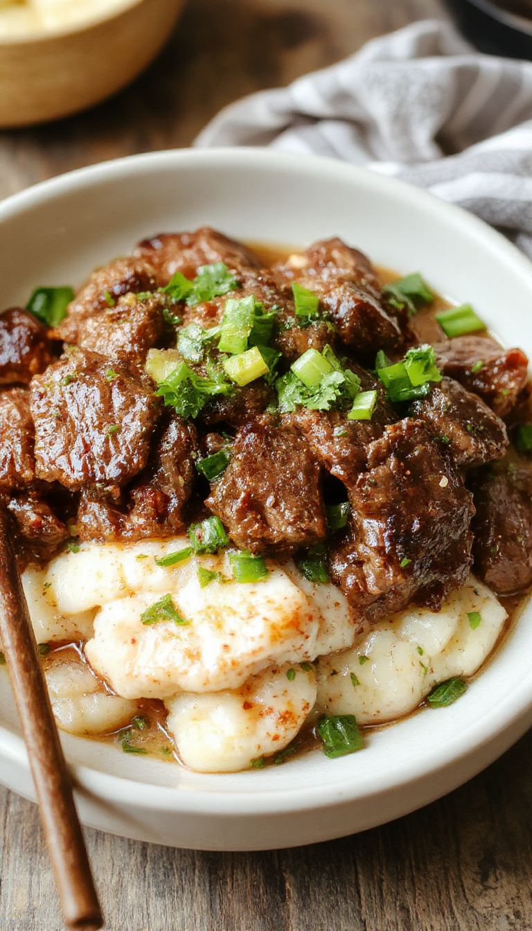 A sizzling skillet filled with tender beef strips, colorful bell peppers, broccoli, and onions, all stir-fried to perfection with savory sauce.