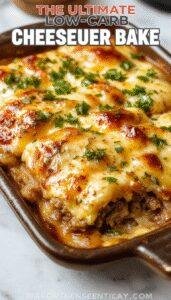 The Ultimate Low-Carb Cheeseburger Bake: A Savory Sensation! - Home