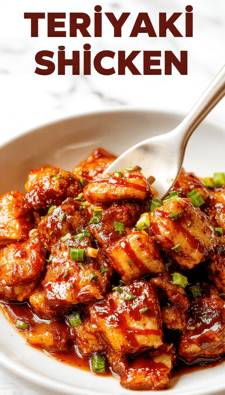 Colorful and vibrant chicken stir fry plated on a white dish with glossy teriyaki sauce, bright green broccoli, red bell peppers, and thin sliced carrots, garnished with sesame seeds and chopped green onions, styled for a fresh, appetizing presentation