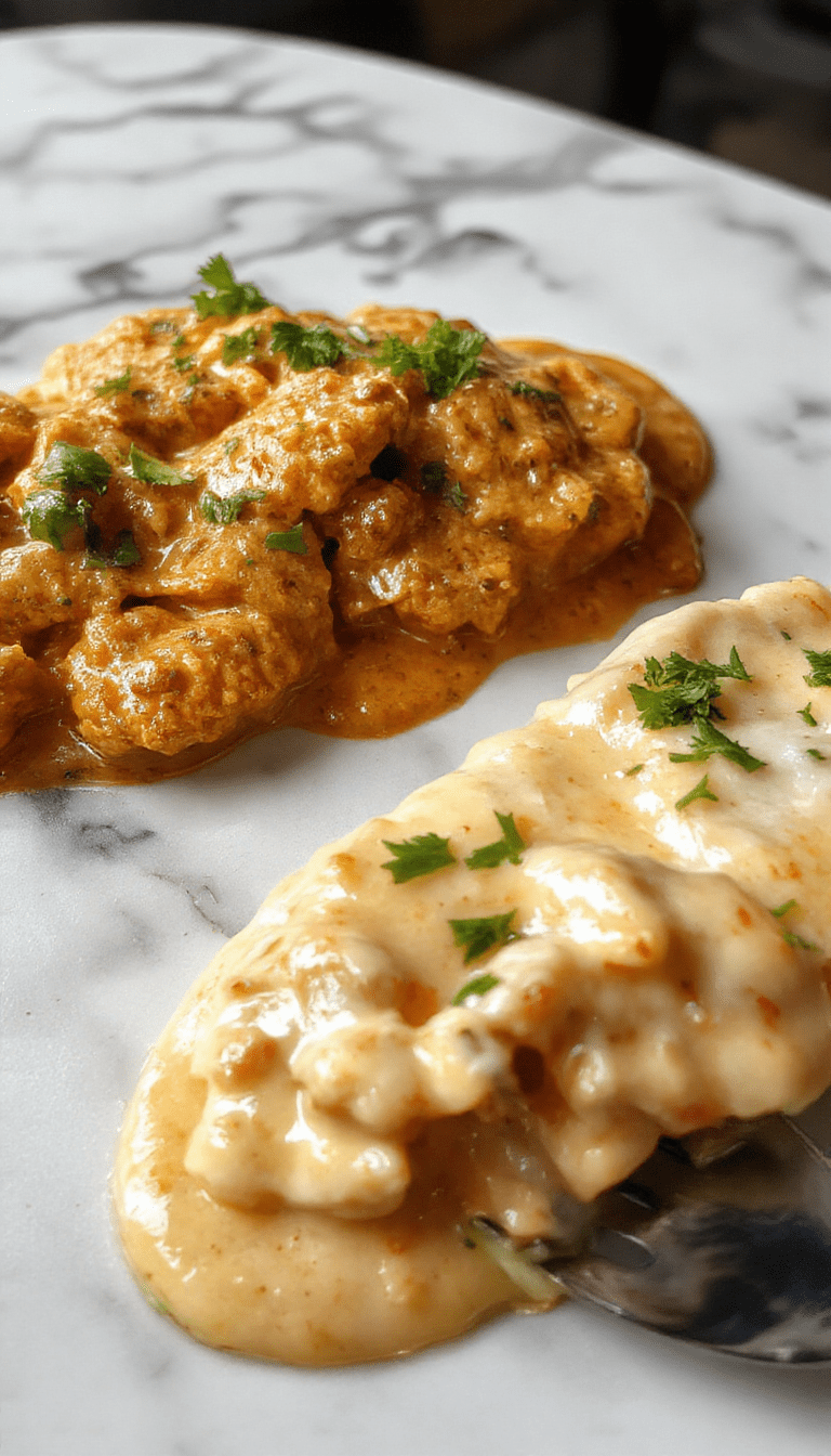 A vibrant plate of chicken tikka masala featuring tender chicken pieces coated in a rich, creamy tomato-based sauce with a sprinkle of fresh cilantro, served alongside fluffy basmati rice on a rustic wooden table with warm natural lighting.
